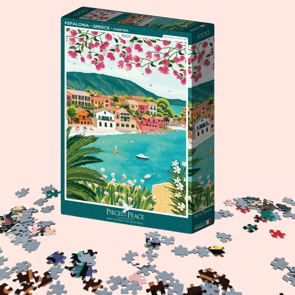 Flowrette Kefalonia Greece puzzle 1000 pièces paysage