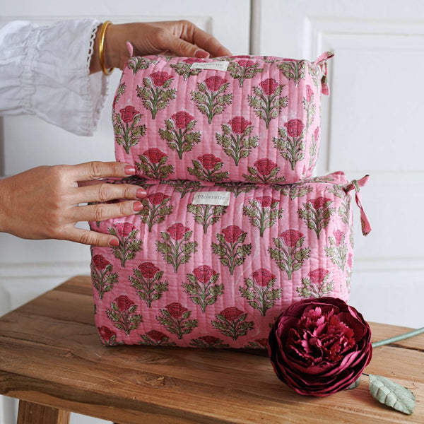 Flowrette Kanpur Pushkar S trousse toilette jaune
