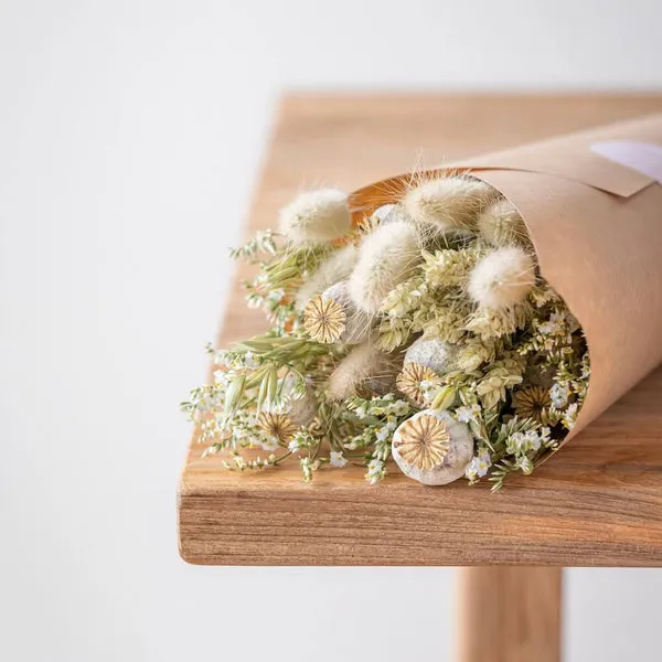 Flowrette Fleurs séchées Brassée naturelle DIY lagurus blé