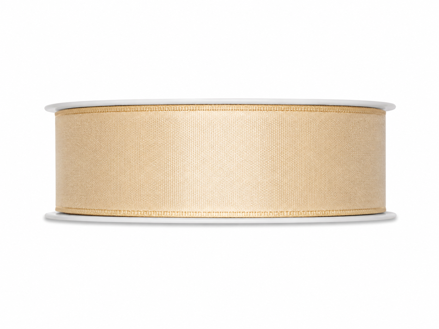 Feuillazur Rungis ruban coton premium beige 25mm x 25m