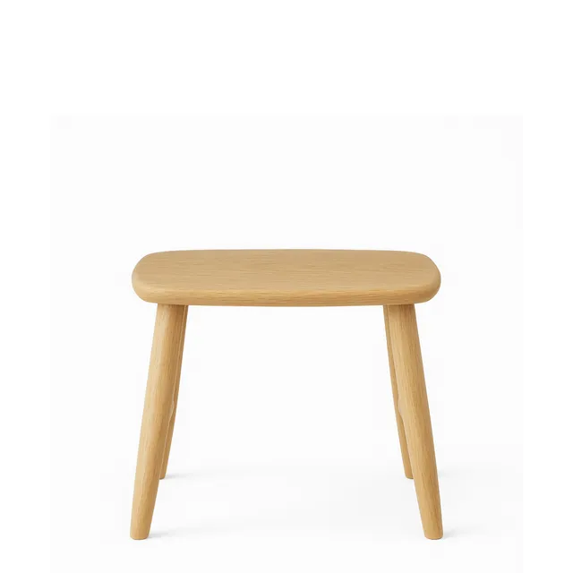 Sia Home Bancs et Tabourets Saba tabouret chêne 40 cm beige
