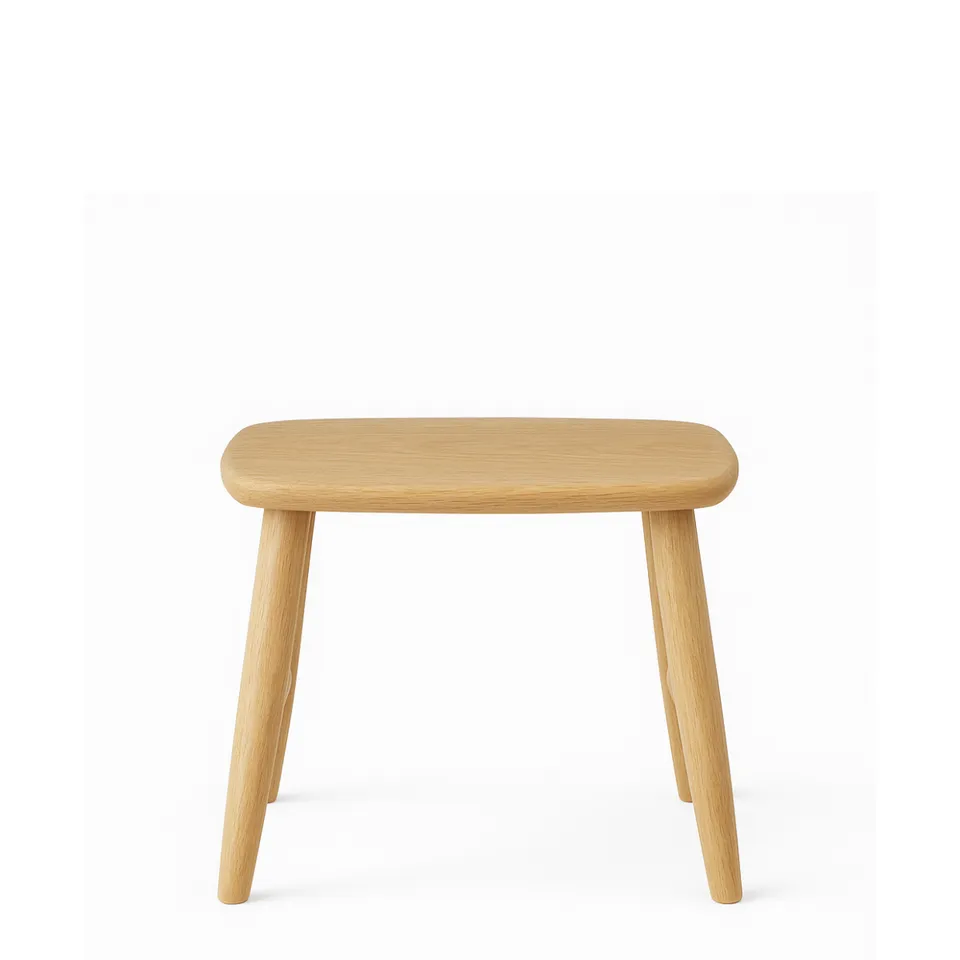 Sia Home Bancs et Tabourets Saba tabouret chêne 40 cm beige
