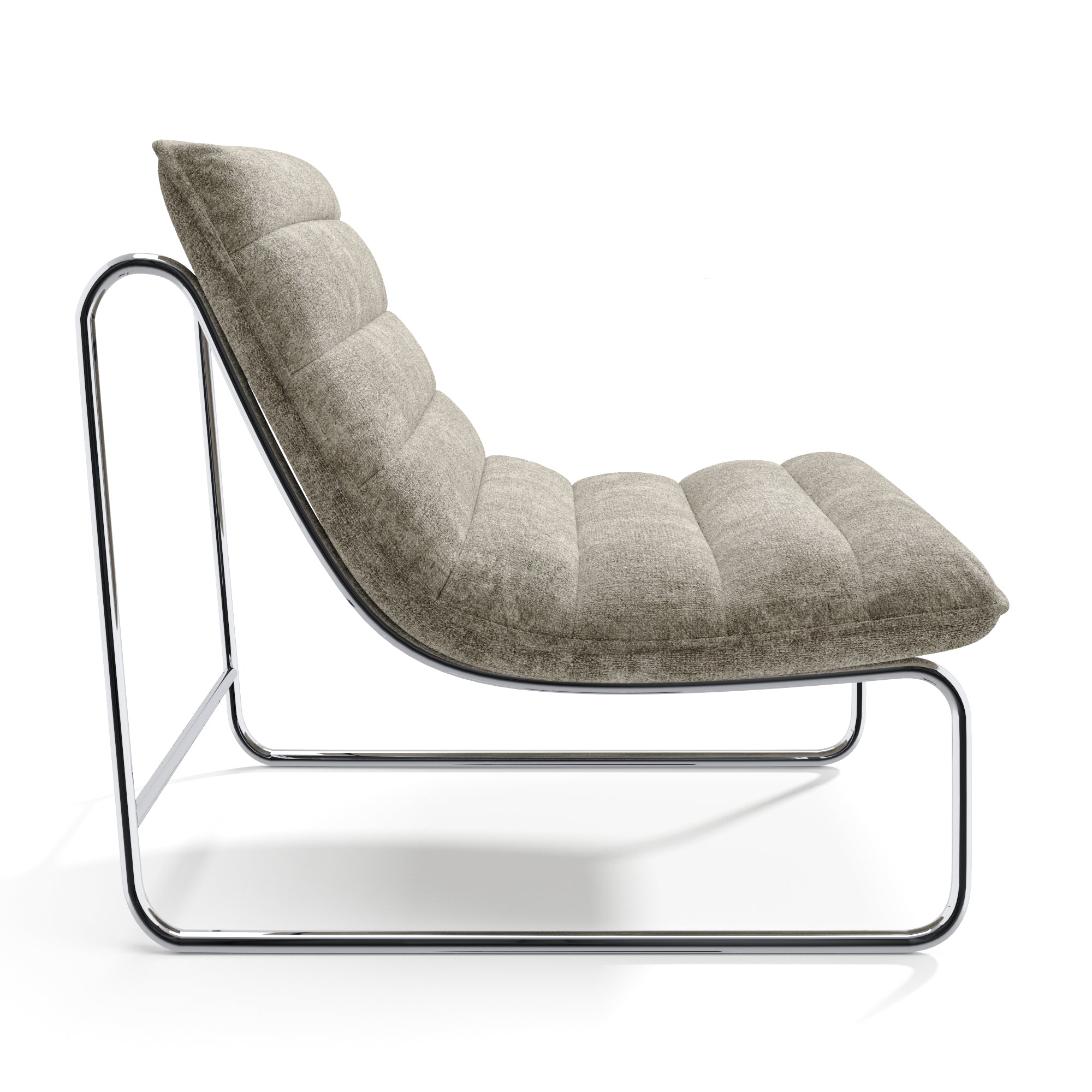 Sia Home Vinty fauteuil écru matelassé vintage salon