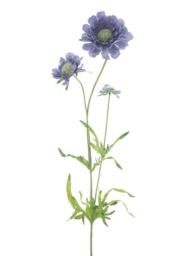 Feuillazur Rungis Marguerite Violet branche fleur artificielle 70cm