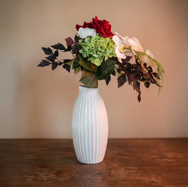 Flowrette Valentine bouquet fleurs artificielles roses
