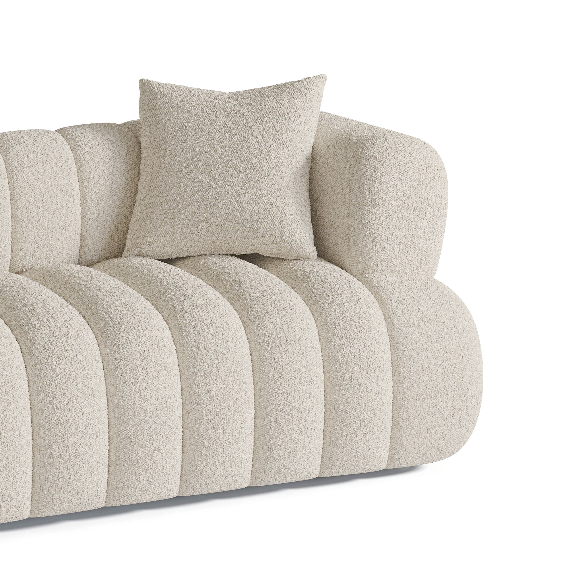 Sia Home Canapé Ross canapé 3 places crème
