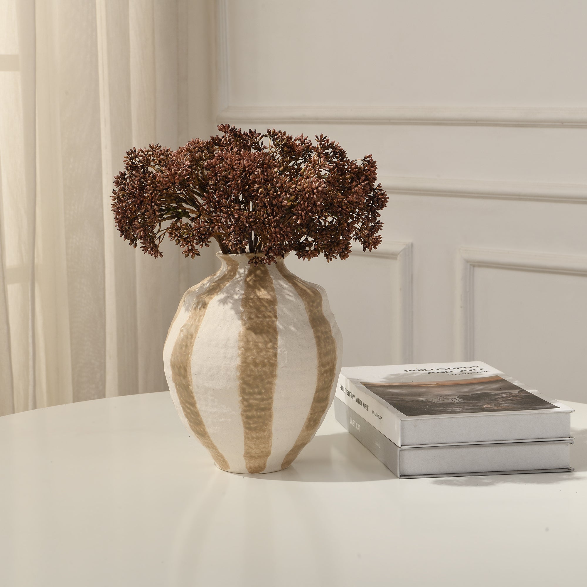 Sia Home Orpin bouquet artificiel ivoire 30 cm