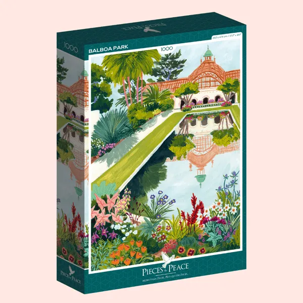 Flowrette Loisirs créatifs Balboa Park puzzle 1000 pièces coloré