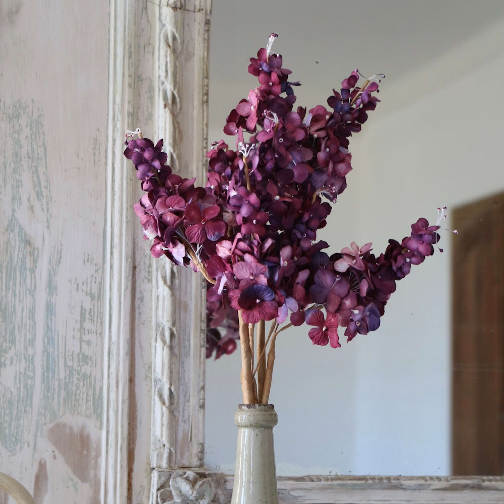 Flowrette Fleurs en papier Hortensia fleur papier violet x1