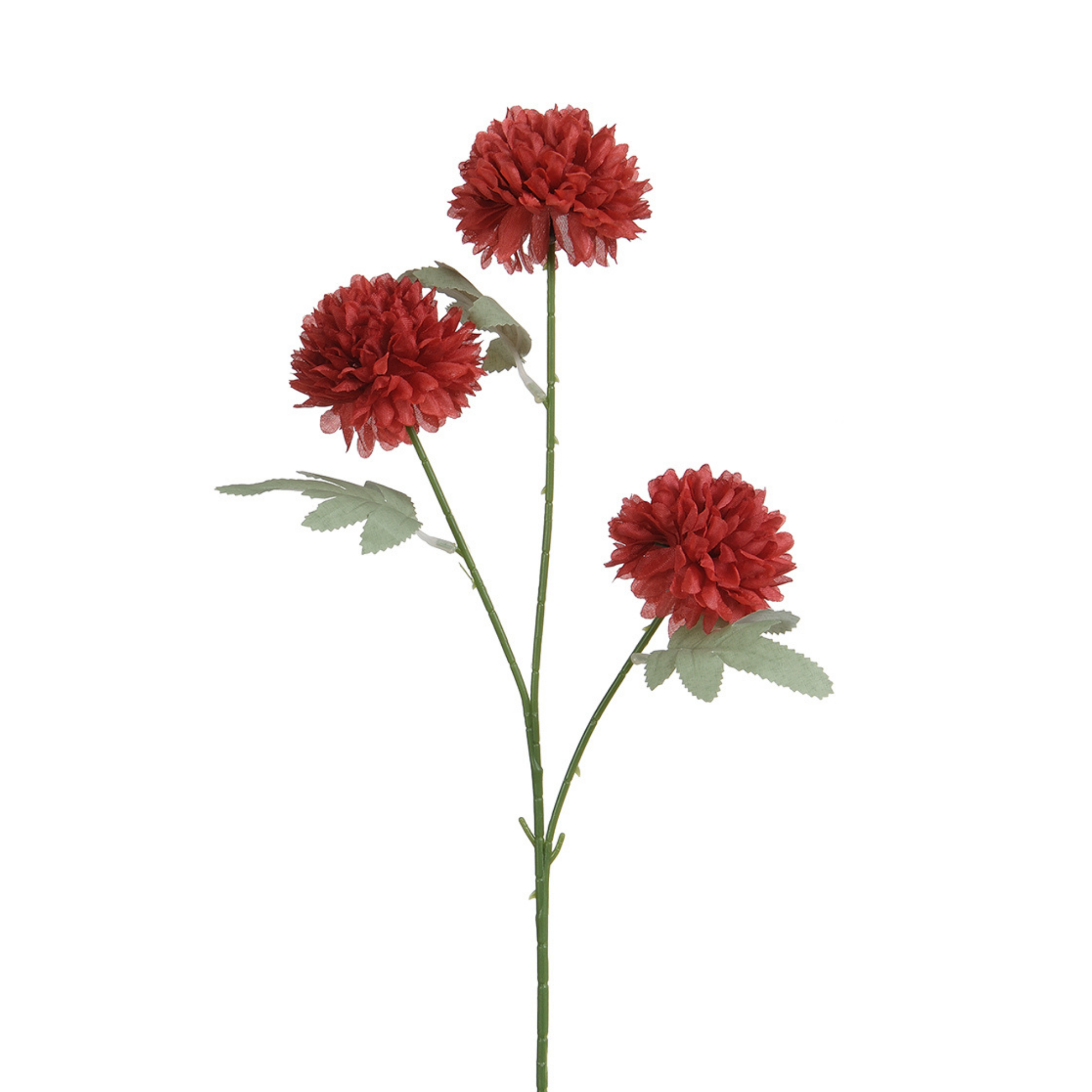 Sia Home Tiges chrysanthème artificiel blanc 63 cm
