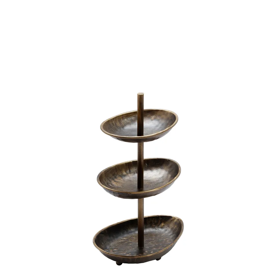 Sia Home Services de table Elma plateau à étages marron 29,5 cm