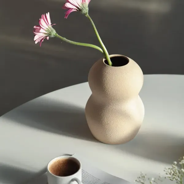 Flowrette Vases Palus grès sablé artisanal Portugal
