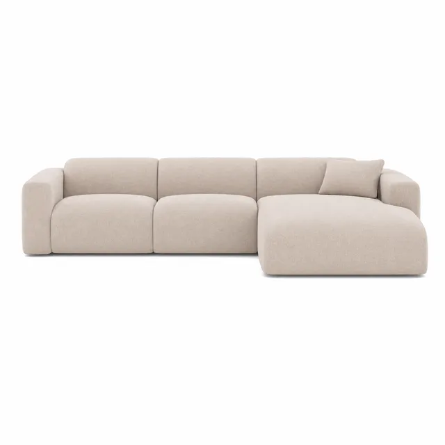 Sia Home Myra canapé d'angle droit beige