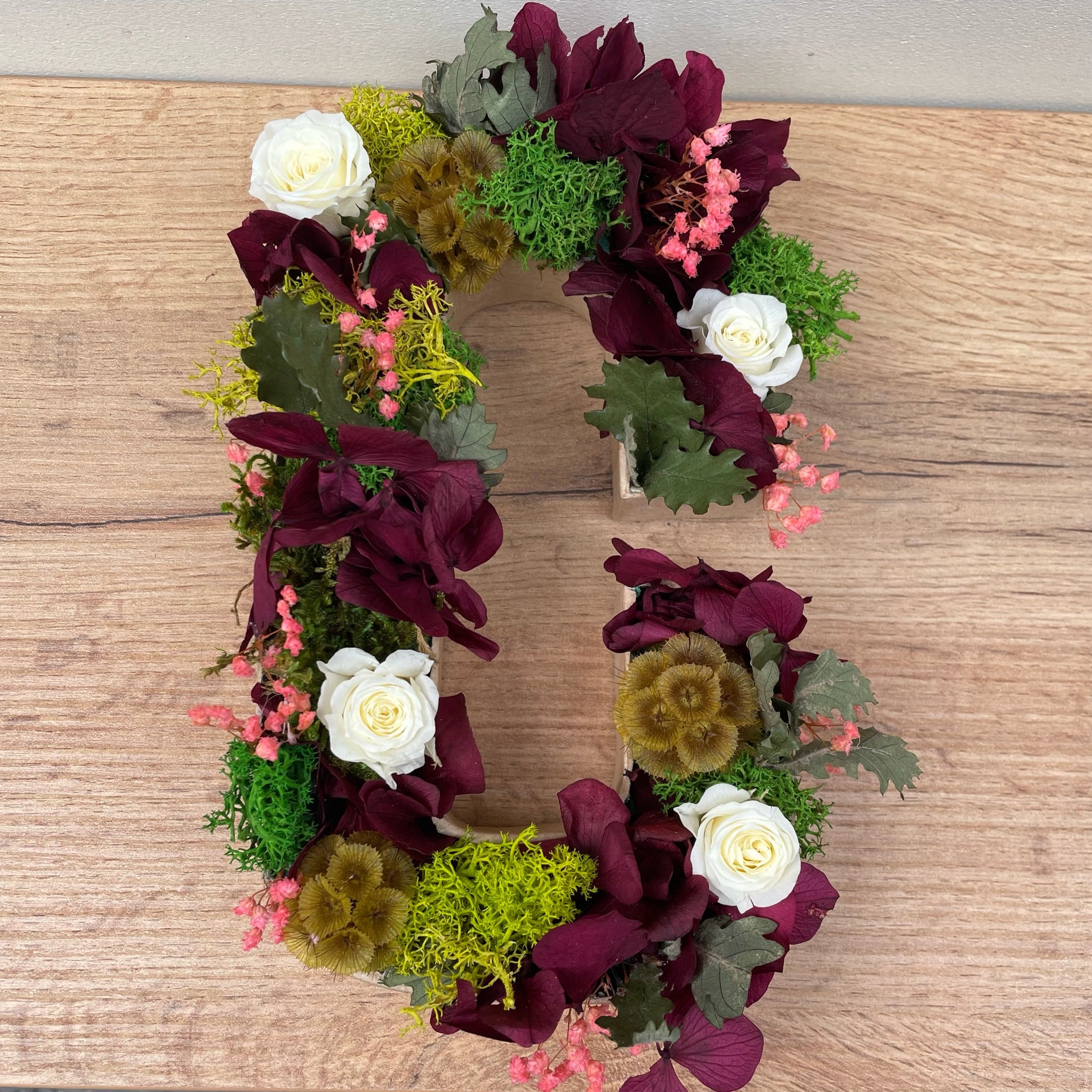 Ateliers Ouchamp Boulevard Malesherbes lettre fleurie 20 cm