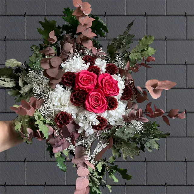 Ateliers Ouchamp Bouquets Pont des Arts bouquet 40 cm rose