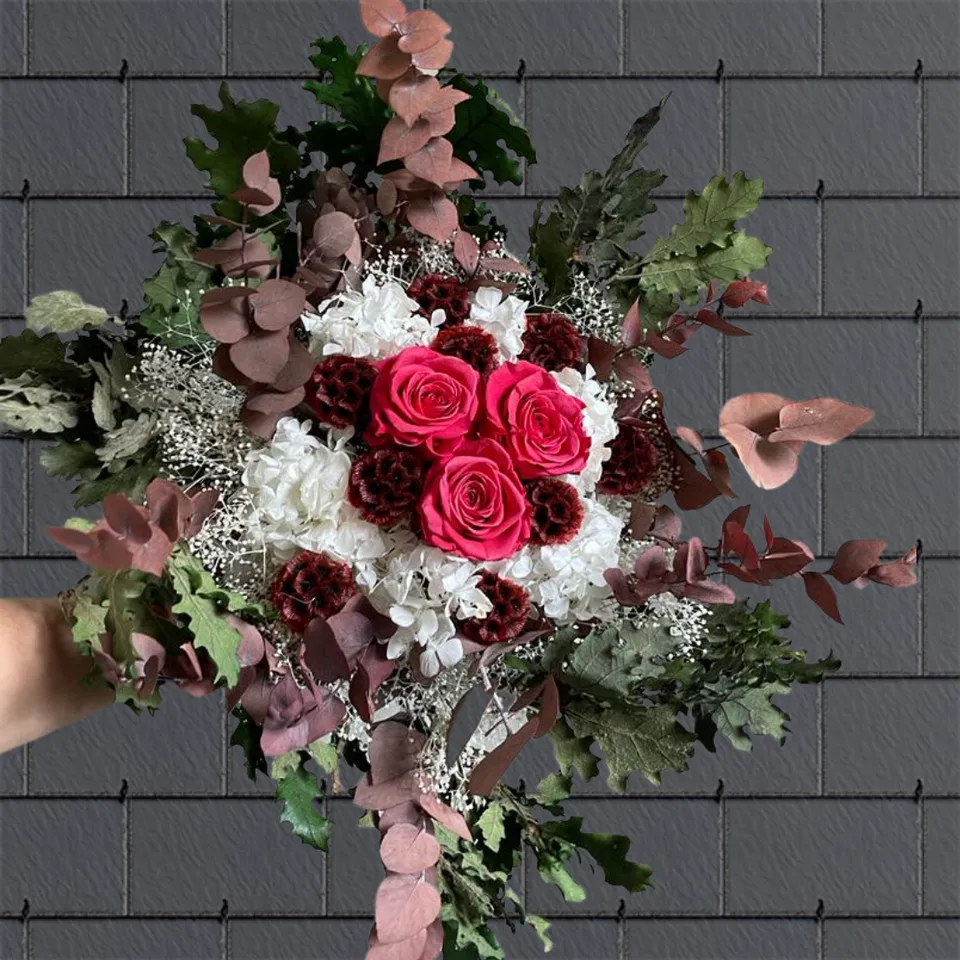 Ateliers Ouchamp Bouquets Pont des Arts bouquet 40 cm rose