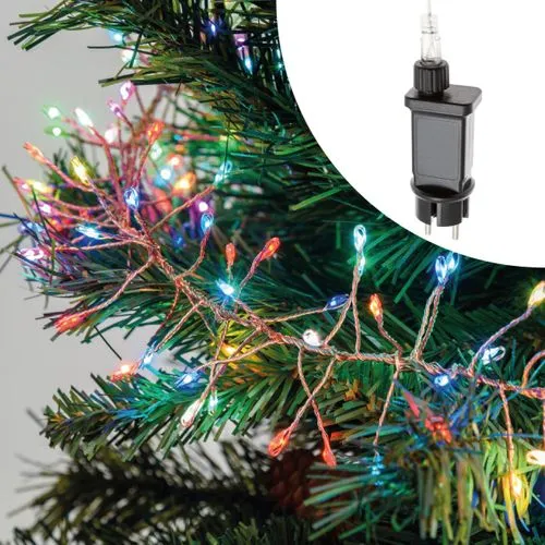 Feuillazur Festoon Cluster 1200 MicroLED guirlande 6m RGB
