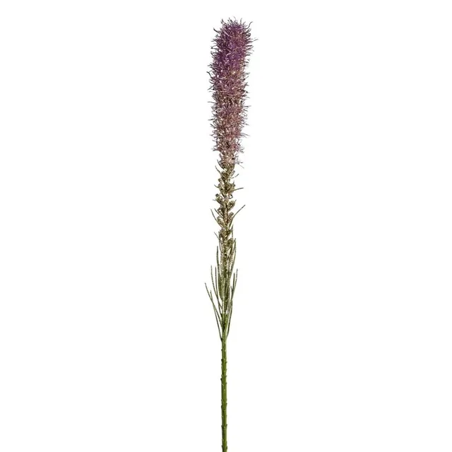 Sia Home Liatris tige artificielle violette pailletée 80 cm