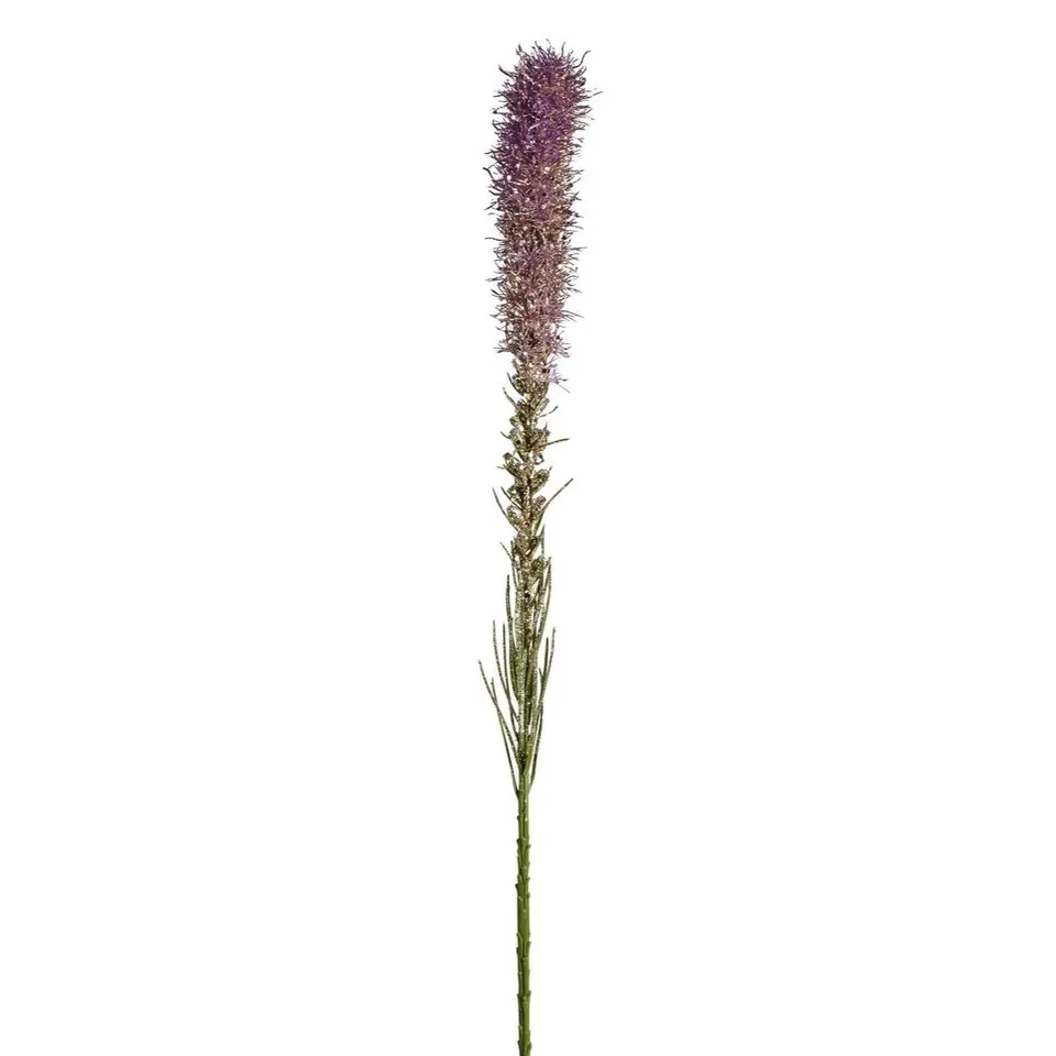 Sia Home Liatris tige artificielle violette pailletée 80 cm