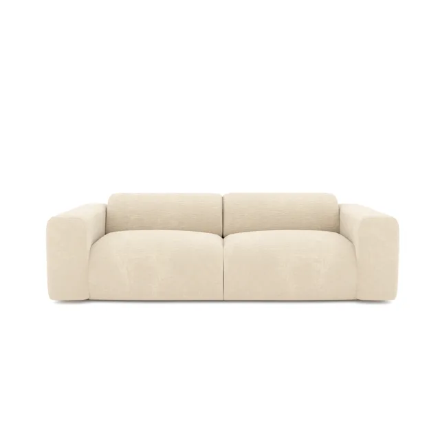 Sia Home Myra canapé crème assise arrondie