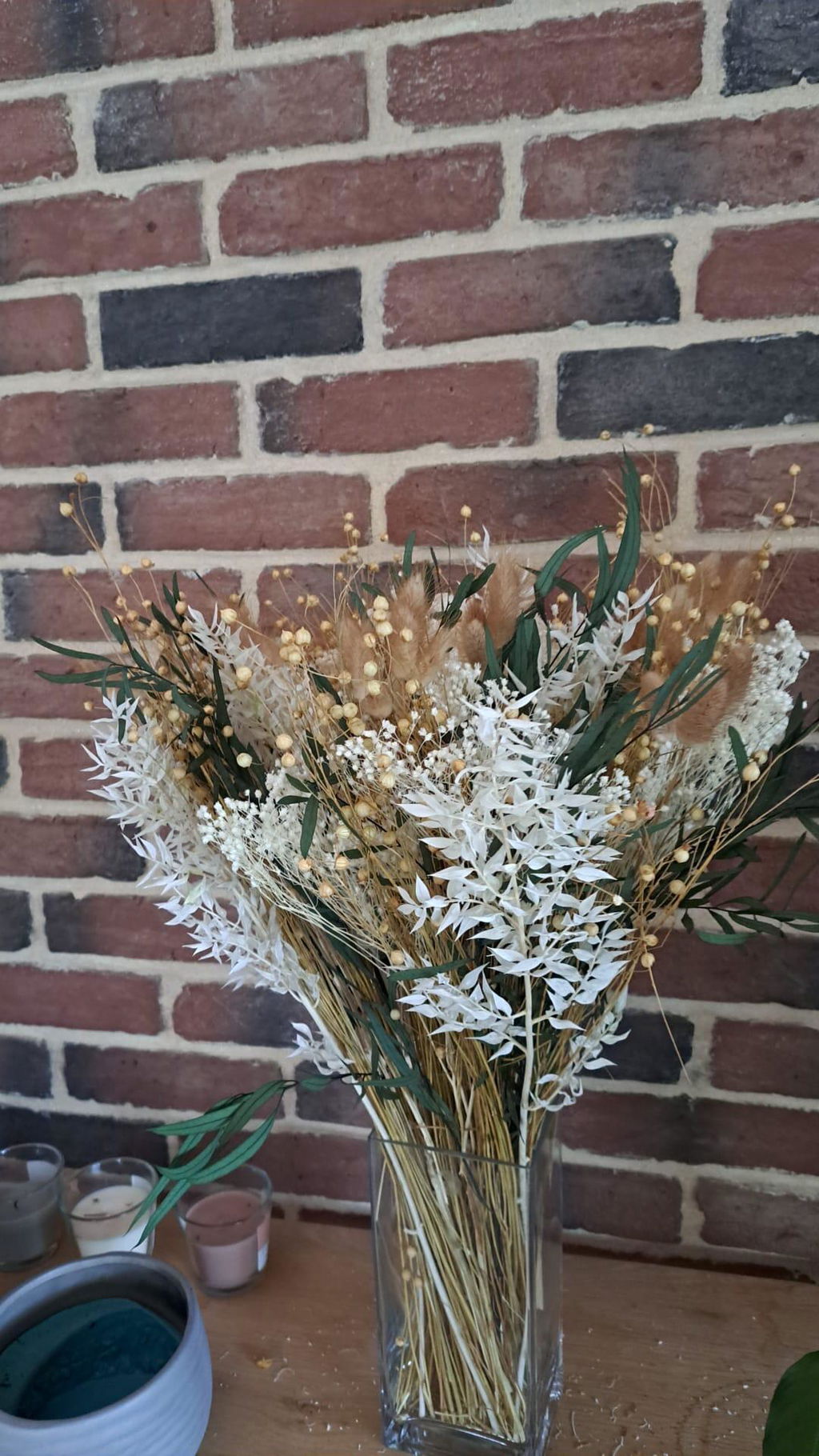 Flowrette Gautier bouquet fleurs séchées jauneLavande