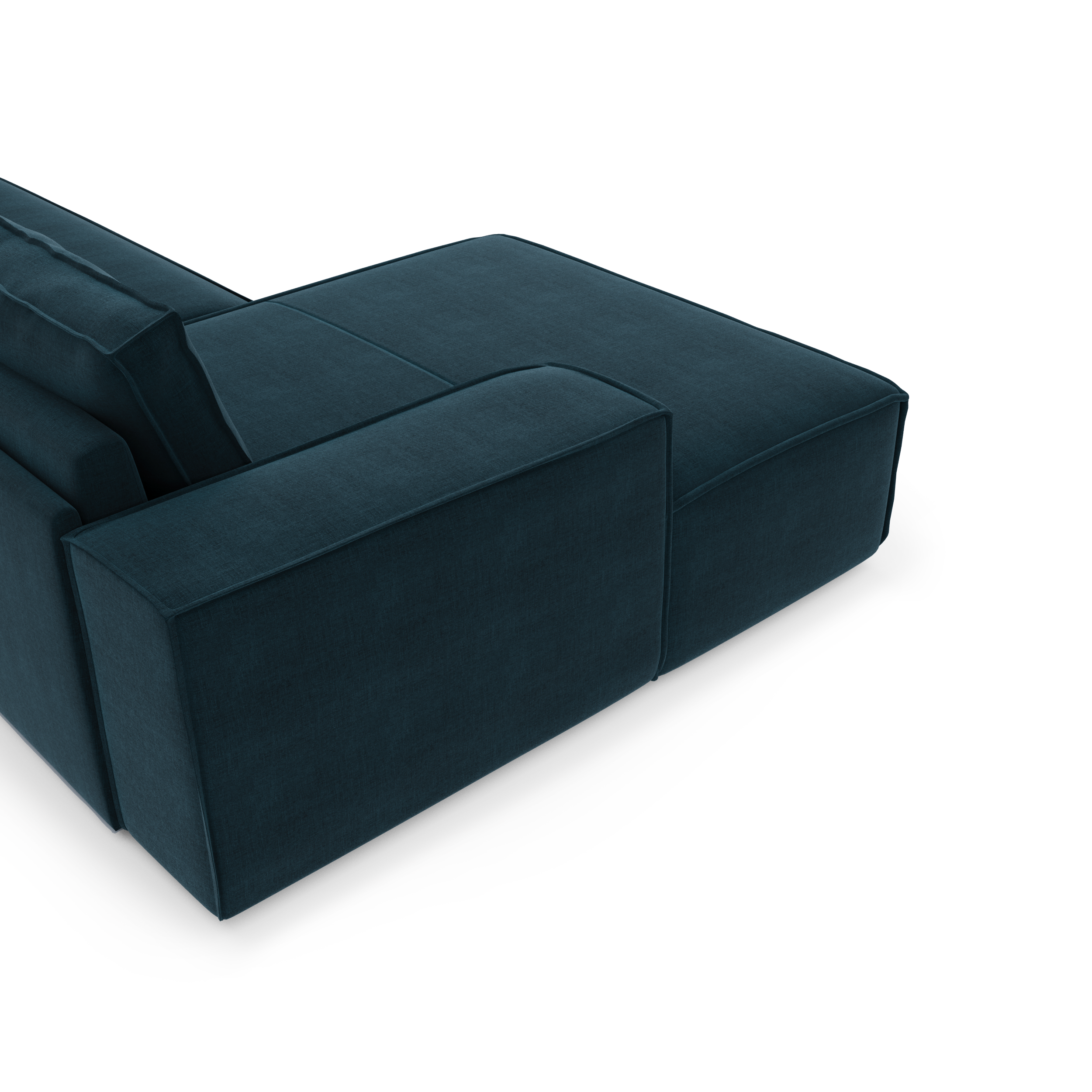Sia Home Joan canapé convertible angle gauche bleu paon