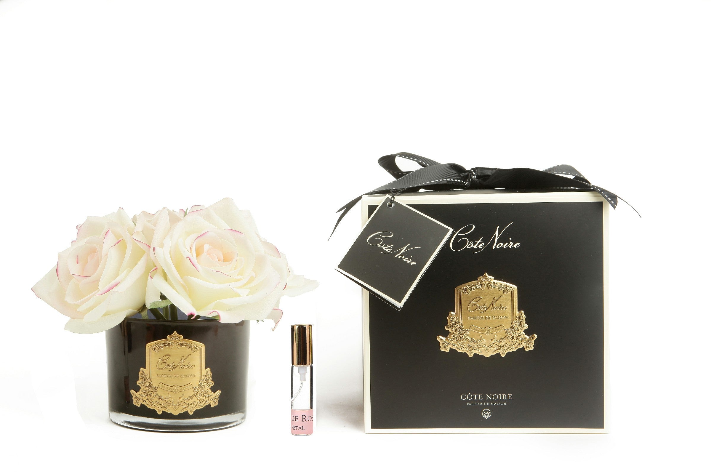 Côte Noire 5 Roses GMRB62 rose blush vase noir