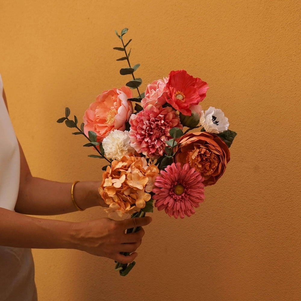 Flowrette Caravaggio bouquet fleurs en papier multicolore