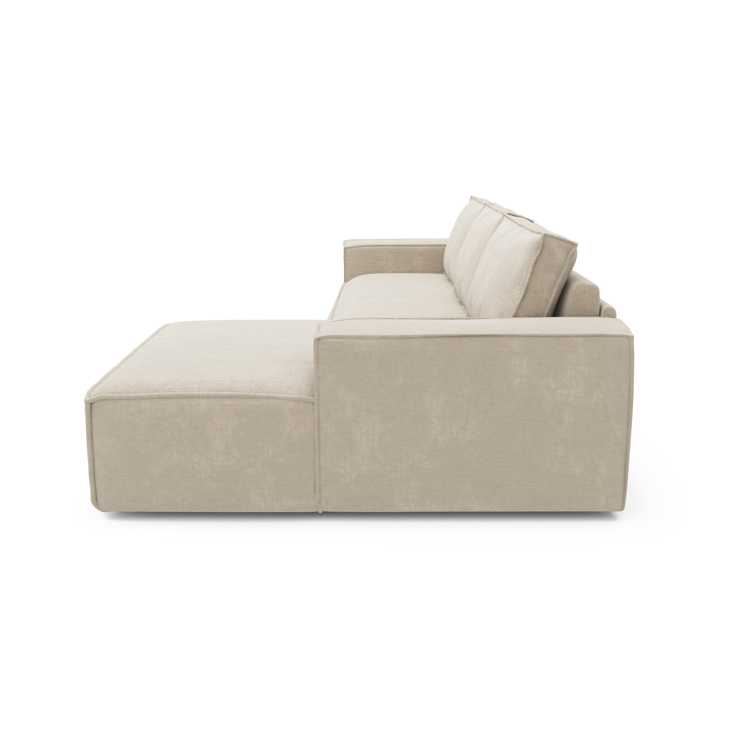 Sia Home Canapés Joan canapé convertible angle droit crème