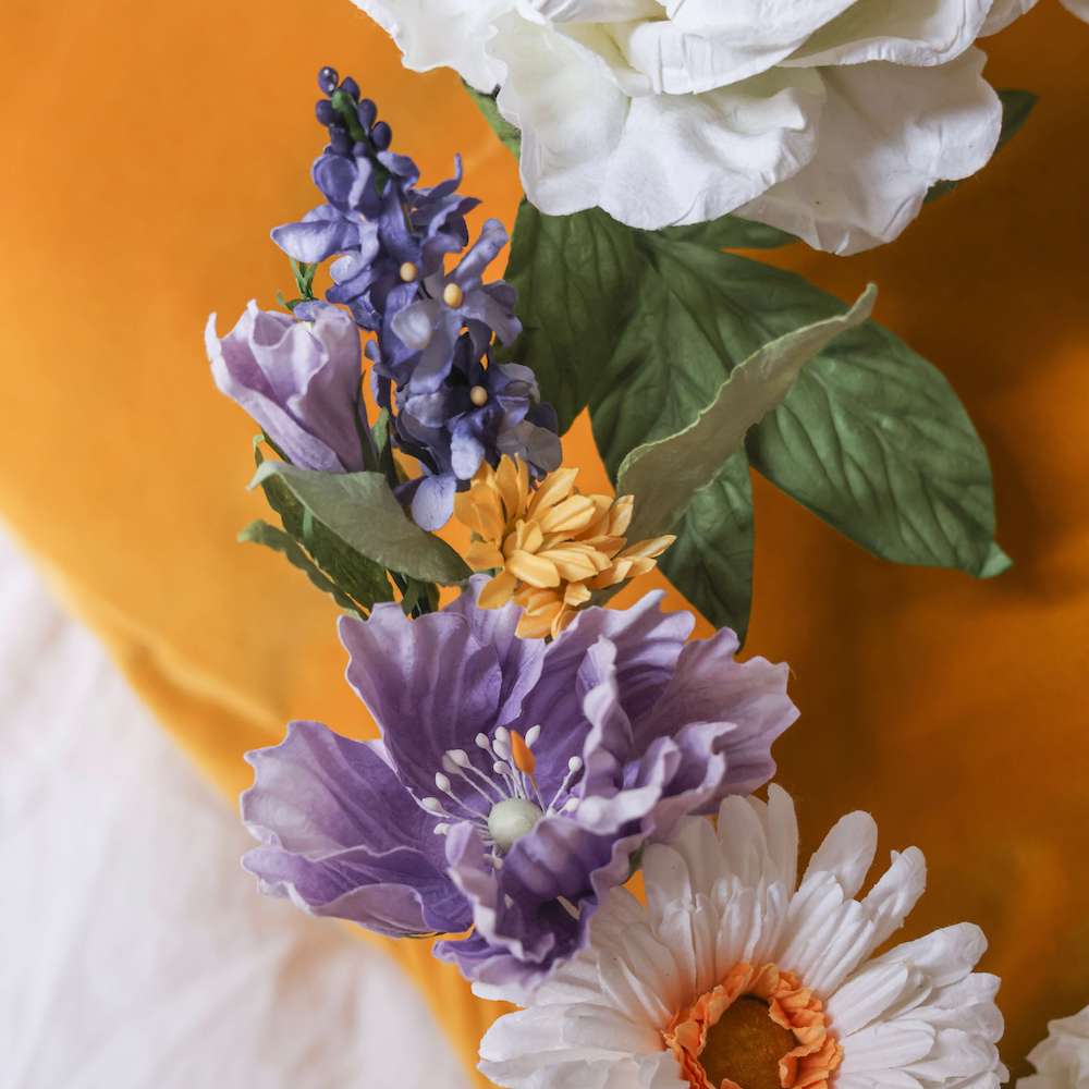 Flowrette Pissarro couronne murale papier 45 cm