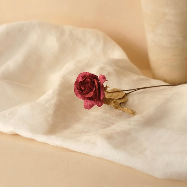 Flowrette Fleurs en papier petite rose papier rouge