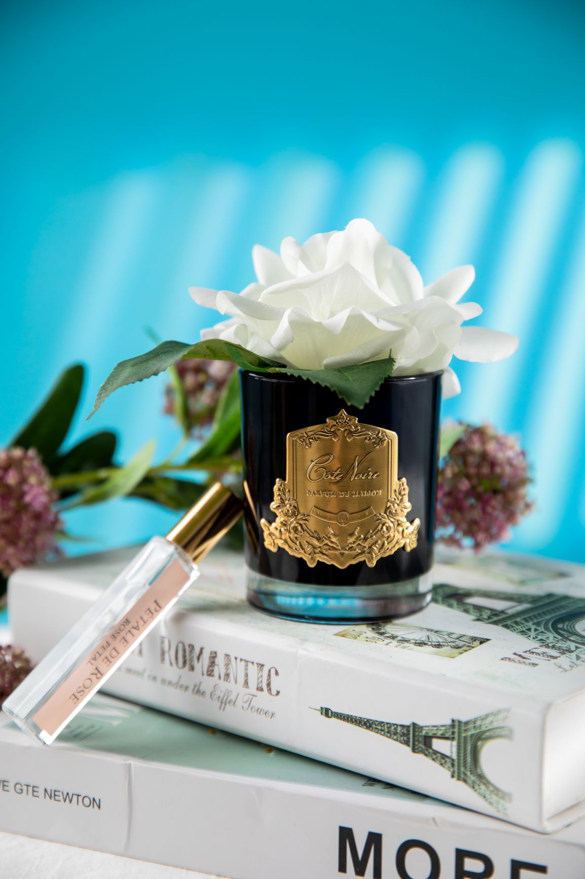 Côte Noire Single Rose GMRB01 fleur parfumée ivoire noir