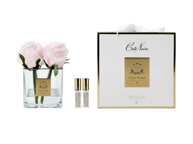 Côte Noire Couture Rosebuds 4 roses French Pink SVC406