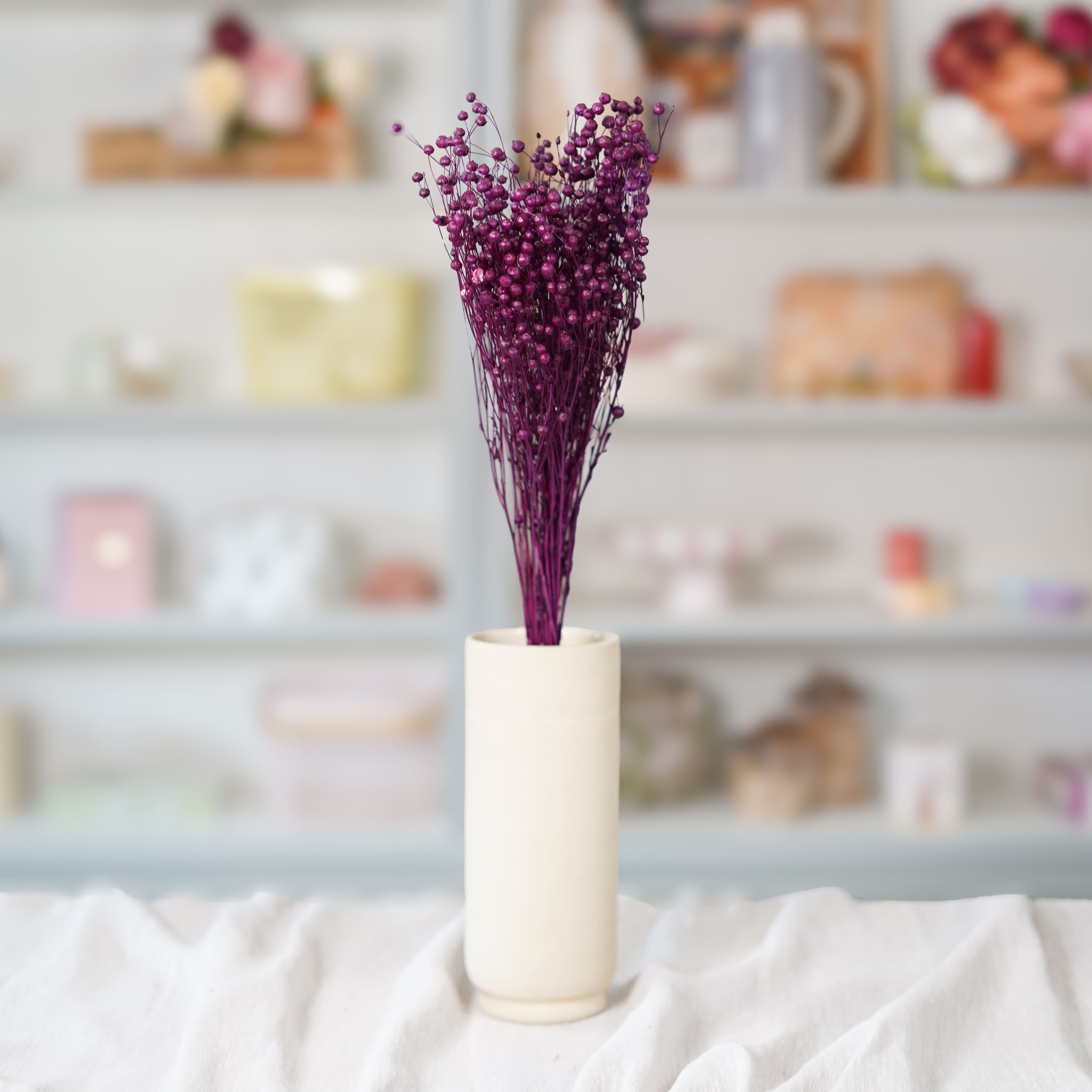 Flowrette Botte Lin Violet fleurs séchées x1
