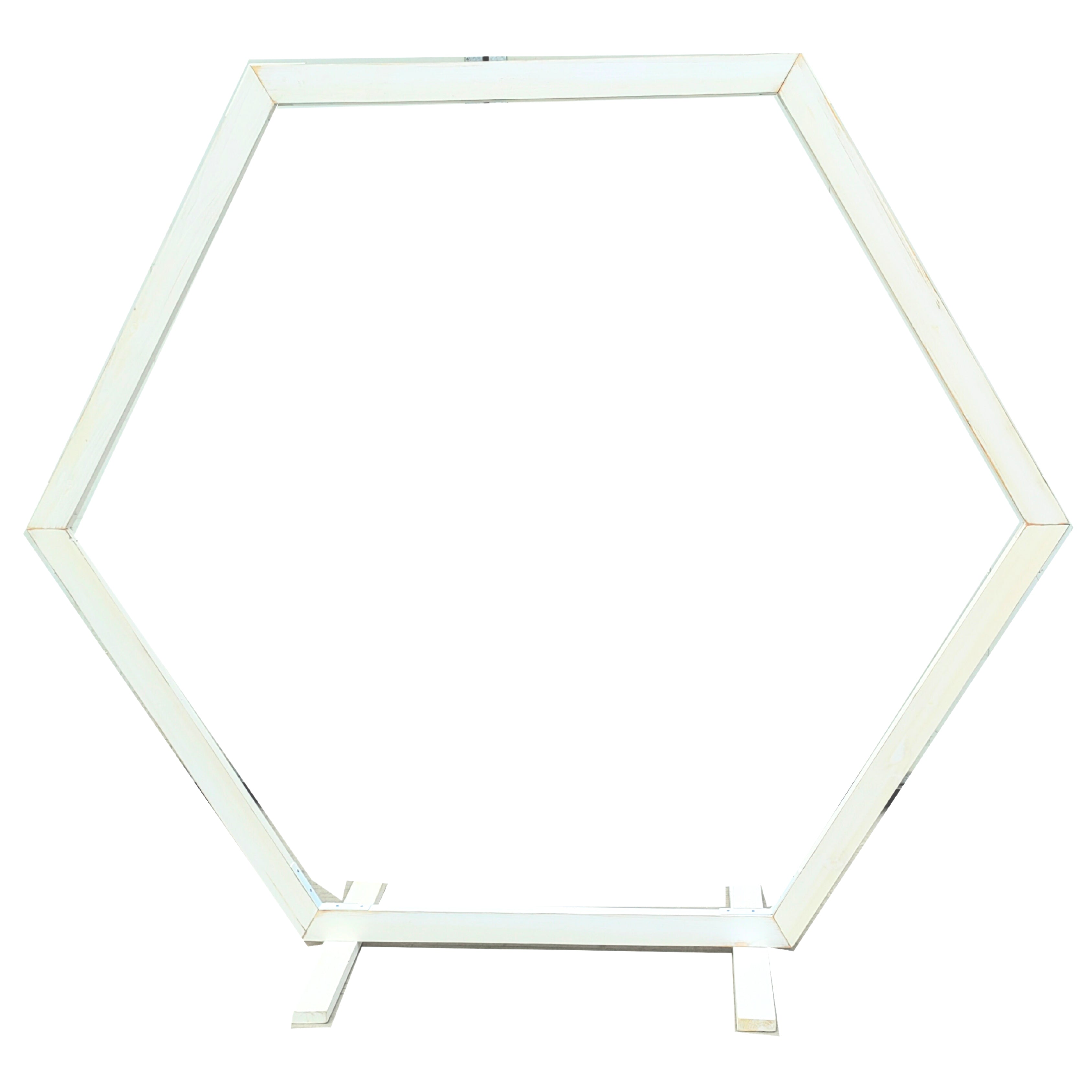 Feuillazur Rungis Hexagone décoratif arche bois mariage