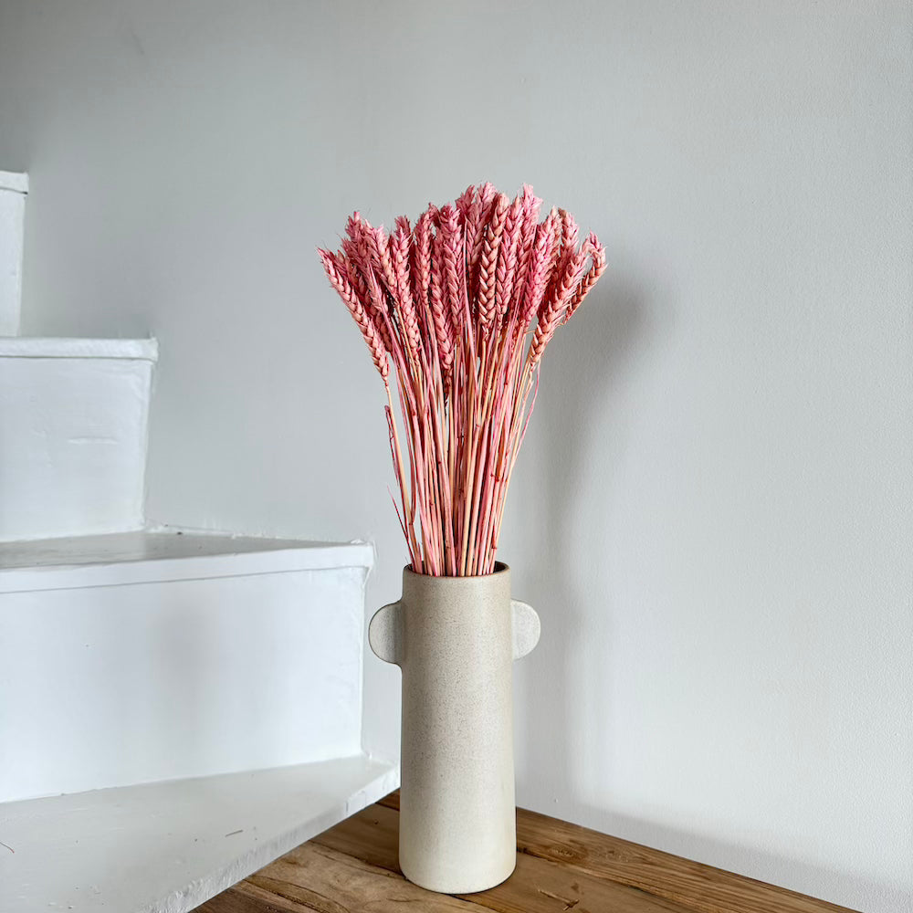 Flowrette Blé Botte Séchée Vieux Rose Épis x1 Rose