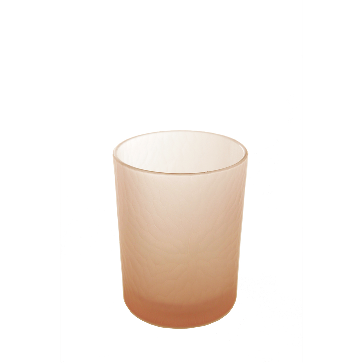 Sia Home Two photophore orange petit format verre 12,5 cm