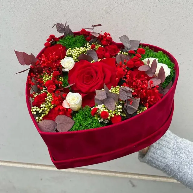 Ateliers Ouchamp Rue Lebon boîte fleurie stabilisée D14 cm