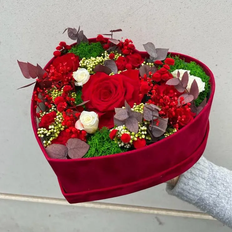 Ateliers Ouchamp Rue Lebon boîte fleurie stabilisée D14 cm
