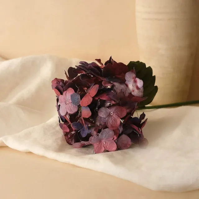 Flowrette Hortensia violet intense fleur papier x1