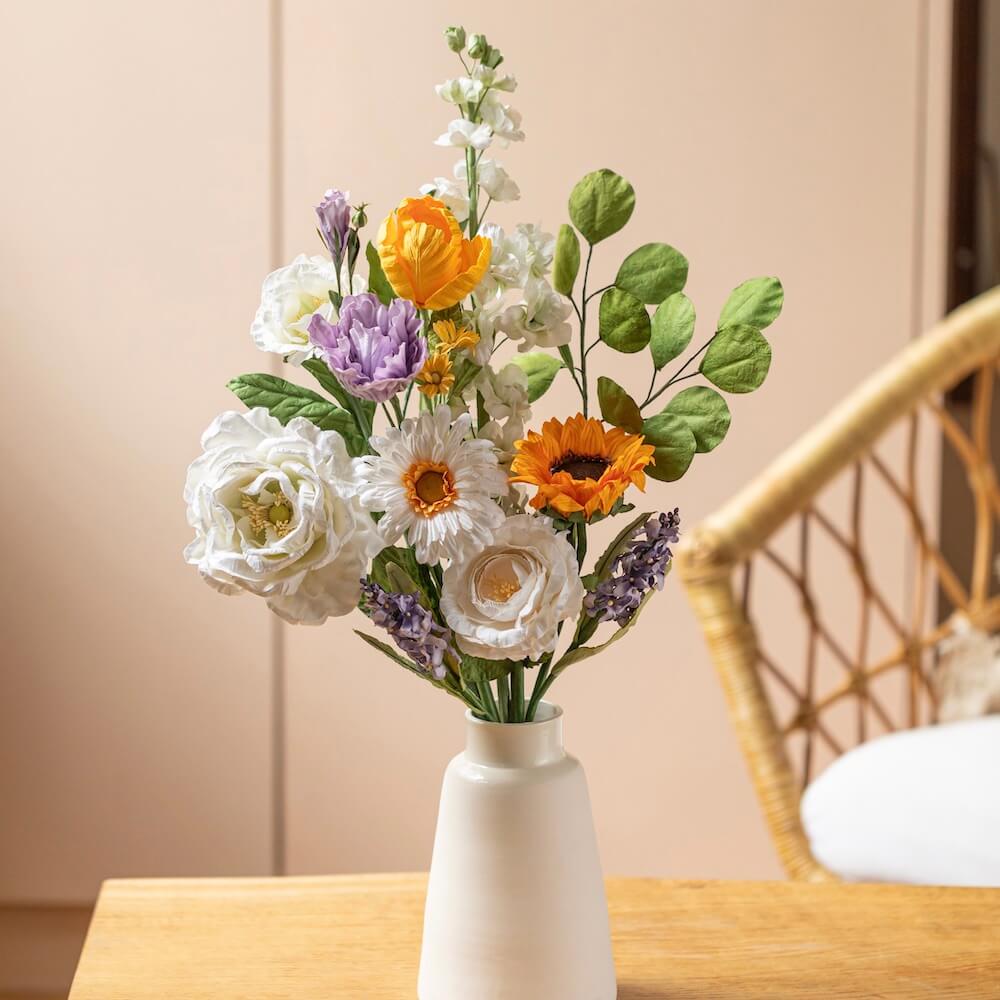 Flowrette Fleurs en papier Pissarro bouquet papier éternel fait main