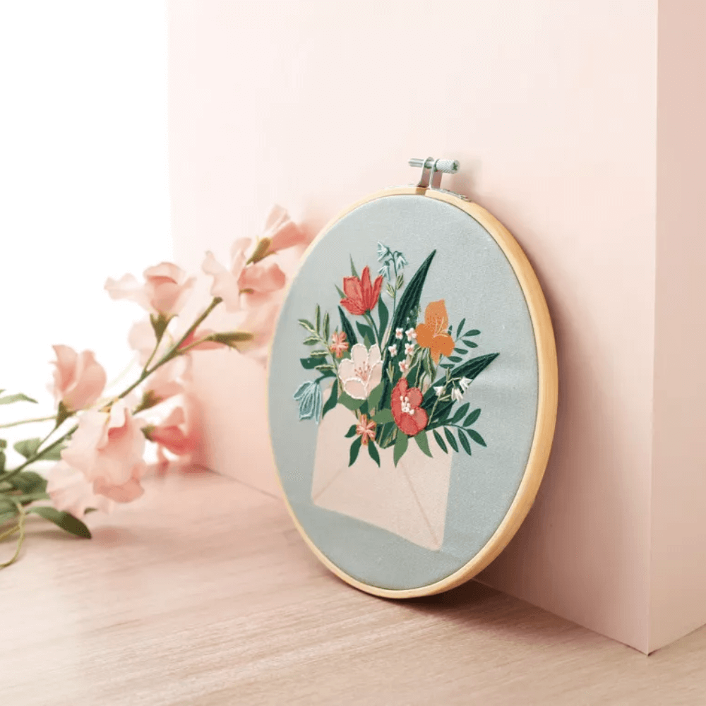 Flowrette Kit broderie bouquet 20cm débutant