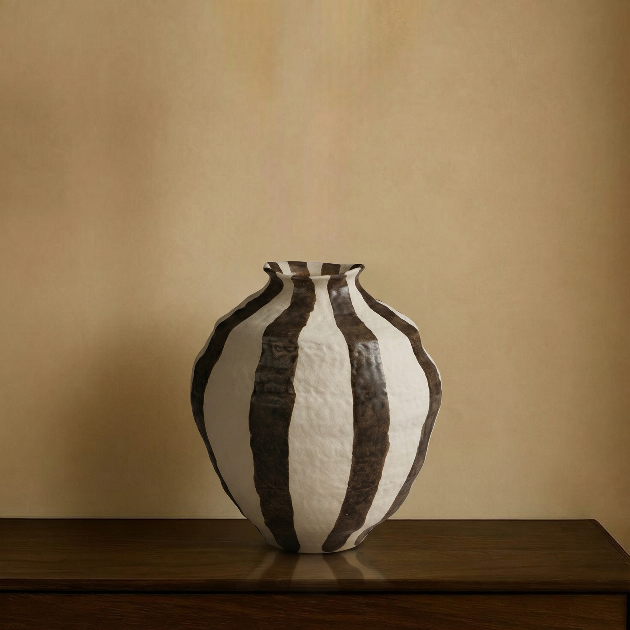 Sia Home Rivage vase marron 30 cm céramique