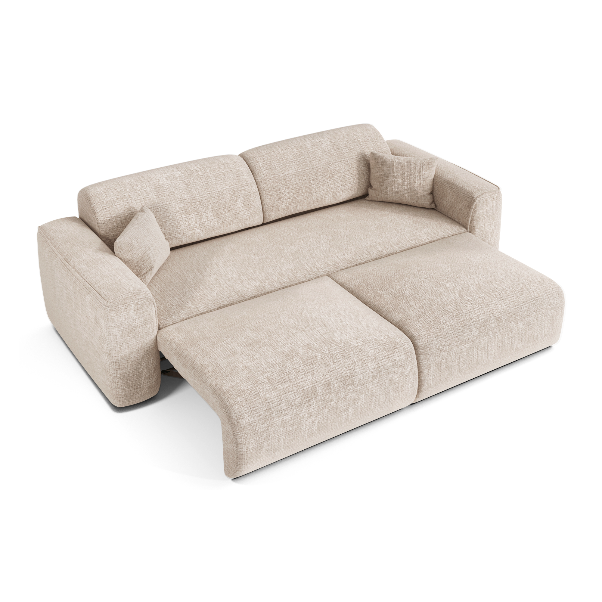 Sia Home Yuma Convertible canapé 4 places crème