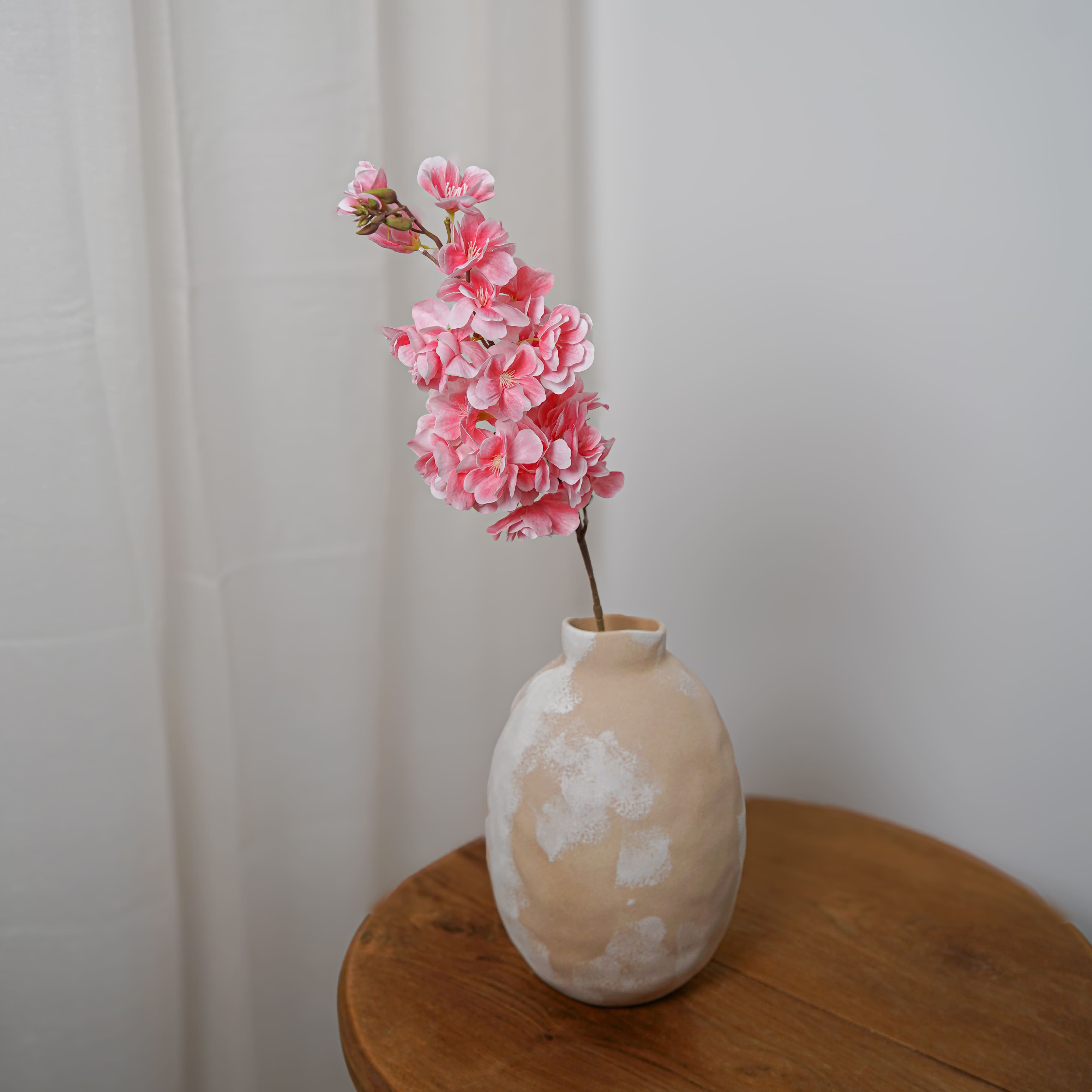 Flowrette Cerisier Rose Fleur Artificielle Tige x1 Toucher Naturel