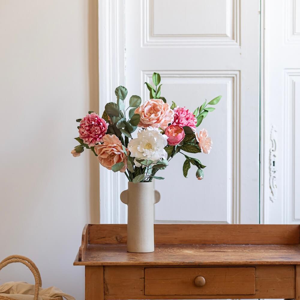 Flowrette Monet bouquet fleurs papier artisanal éternel