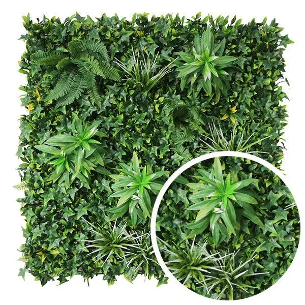 Feuillazur Rungis Exotic plaque végétale artificielle verte 100x100 cm