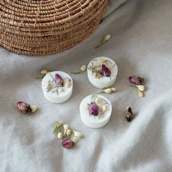 Flowrette Bougies Flower Fondants Jasmin fondants parfumés lot de 6