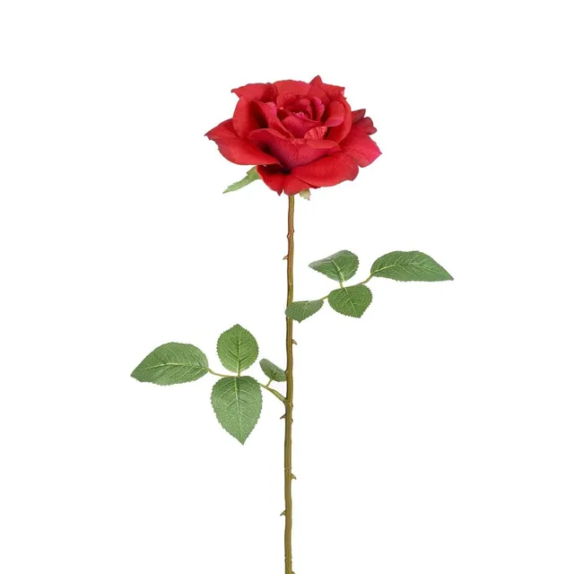 Sia Home Sophie tige rose artificielle 64 cm rouge
