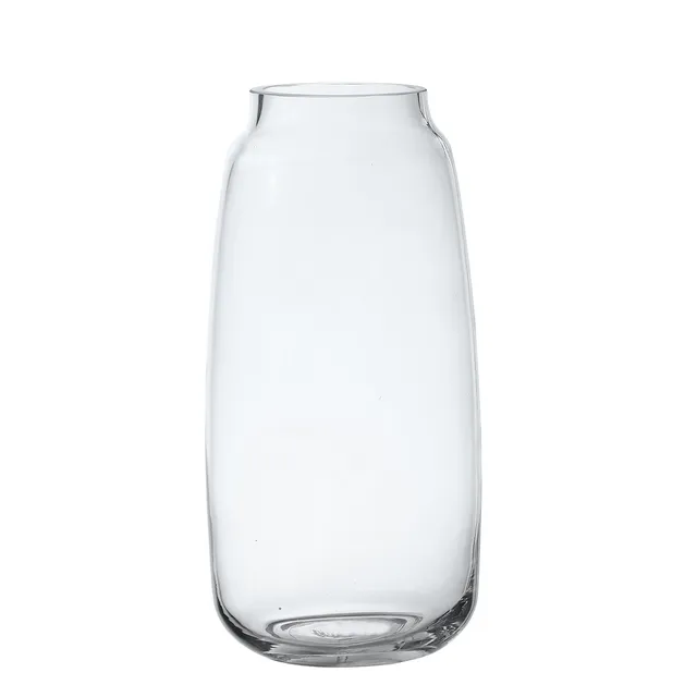 Sia Home Vase Allongé vase verre transparent 32 cm